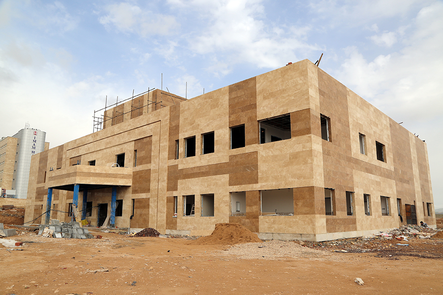 ساختمان در حال احداث دپارتمان قلب بیمارستان امام حسن (ع) شهرستان بجنورد با بالغ بر 90 درصد پیشرفت فیزیکی