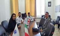 به مناسبت هفته سلامت انجام شد دیدار سرپرست دانشکده پرستاری و مامایی با رئیس اورژانس پیش بیمارستانی و مدیر حوادث دانشگاه 